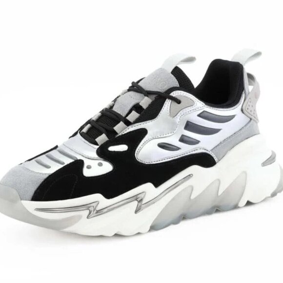 Mazino - Glacier 480 - Silver Sneakers Padded Fashion Size 10.5 - Picture 1 of 6